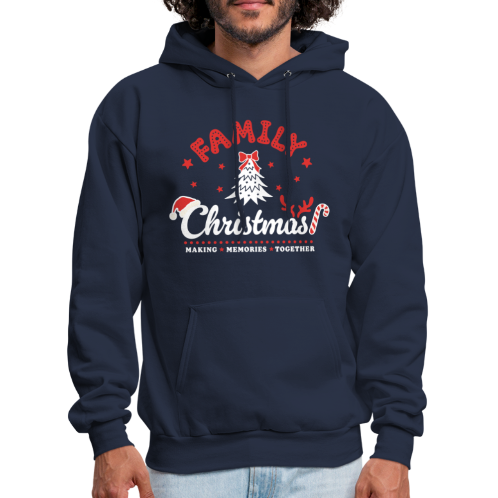 Family Christmas Making Memories Together Hoodie - navy