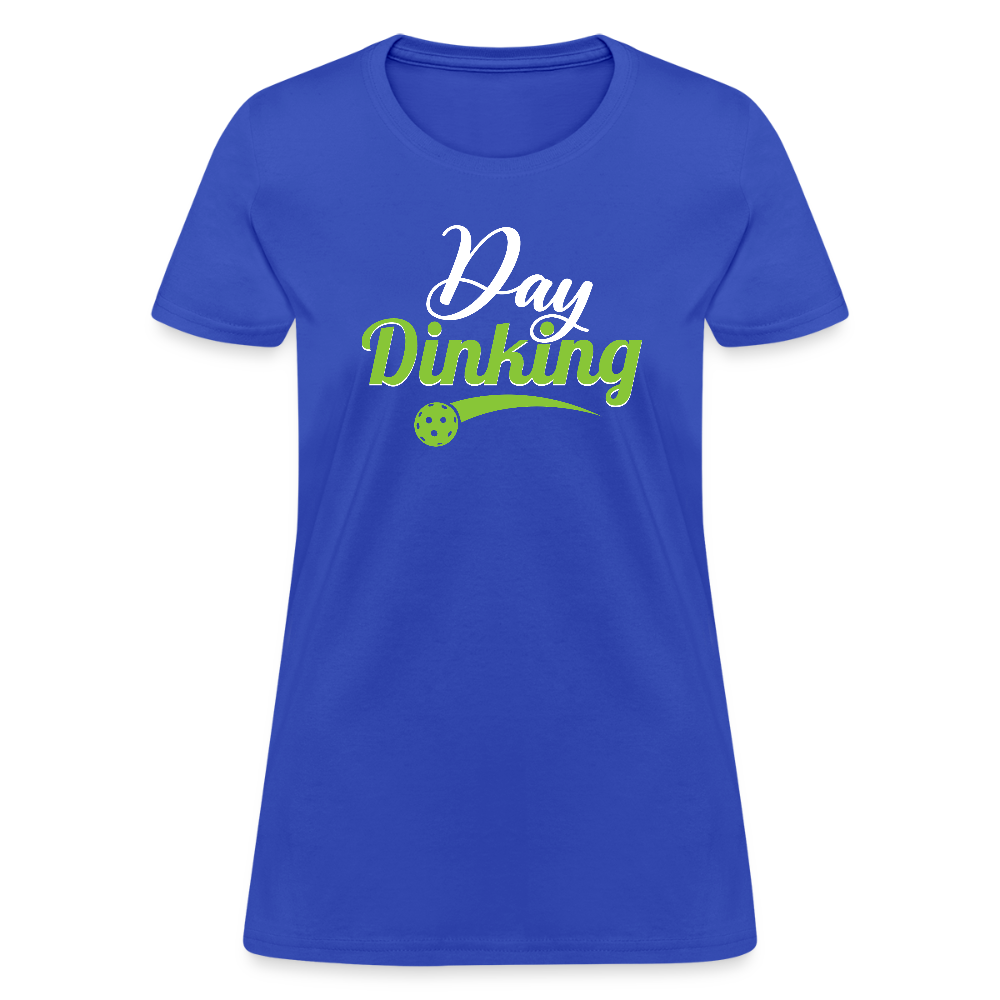 Day Dinking Women's Contoured T-Shirt - royal blue