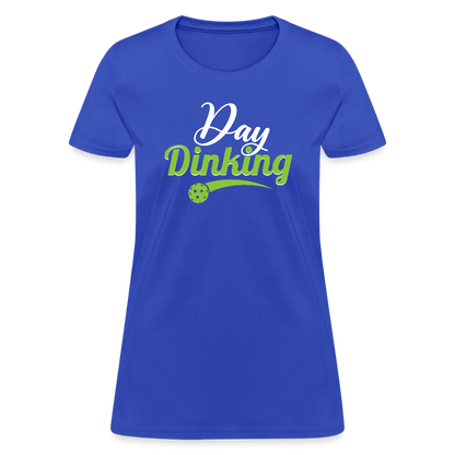 Day Dinking Women's Contoured T-Shirt - royal blue