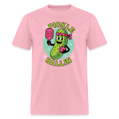 Pickle Ballin T-Shirt - pink