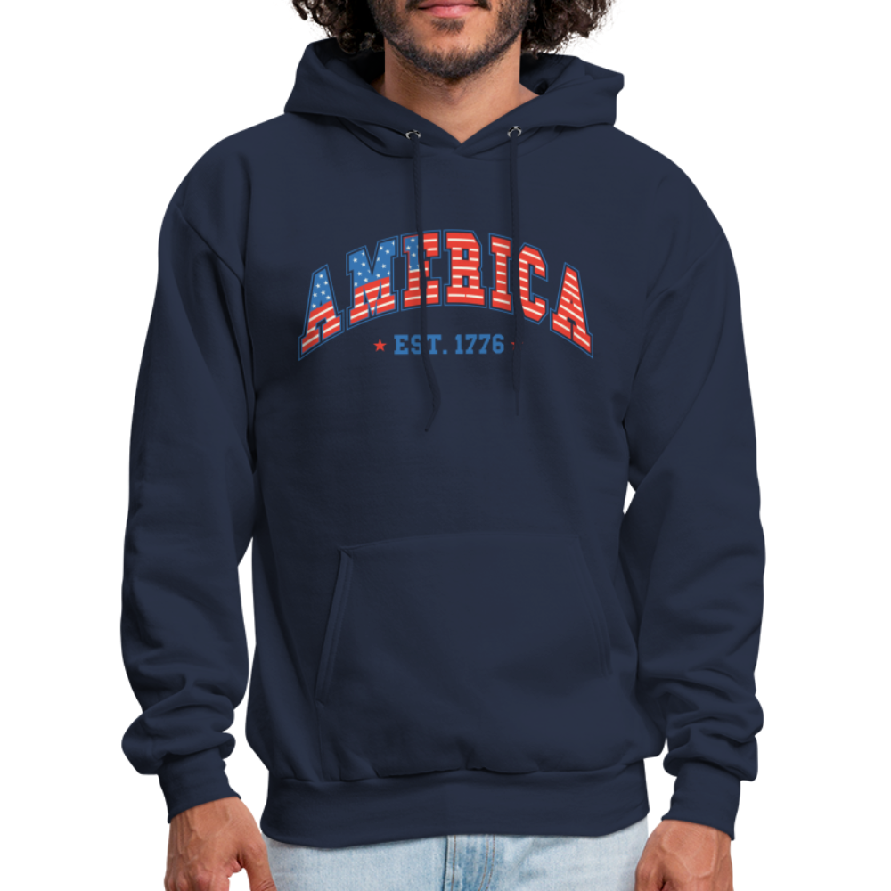 American 1776 Hoodie - navy