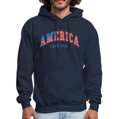 American 1776 Hoodie - navy