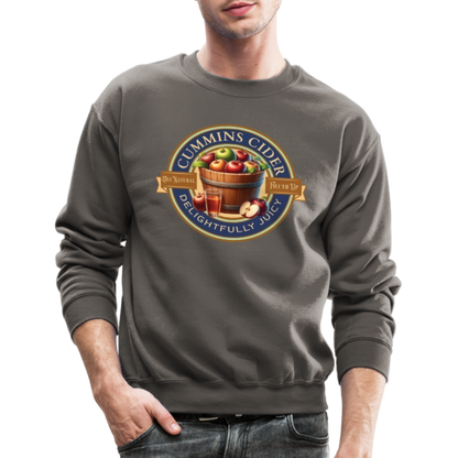 Cummins Cider (Funny Adult Humor) Sweatshirt - asphalt gray