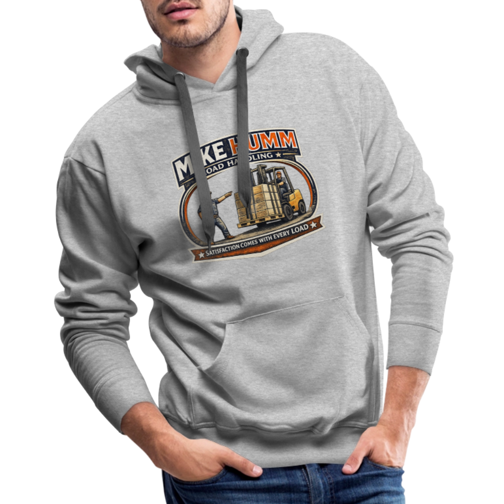 Mike Humm Load Handling Hoodie Funny Adult Humor Gear - heather grey