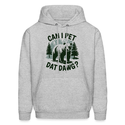 Can I Pet That Dawg Hoodie - heather gray