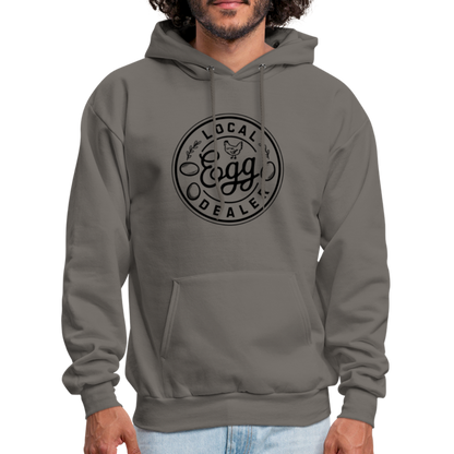 Local Egg Dealer Hoodie - asphalt gray