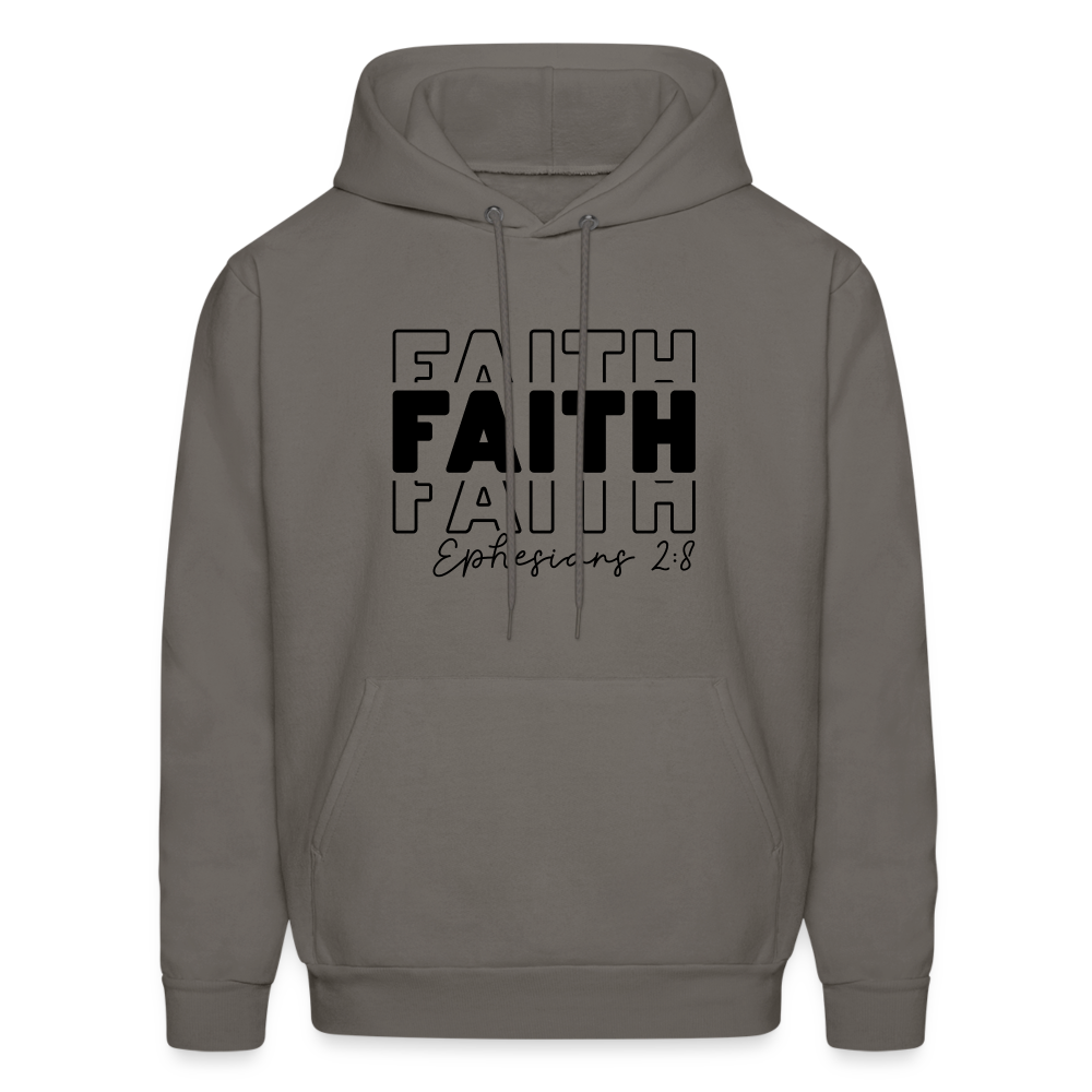 Faith Ephesians 2:8 Hoodie - asphalt gray