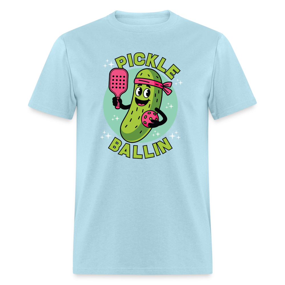 Pickle Ballin T-Shirt - powder blue