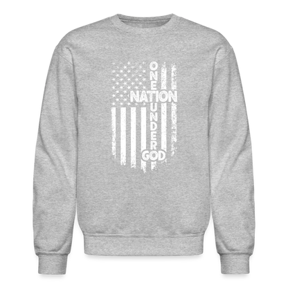 One Nation Under God Sweatshirt - heather gray