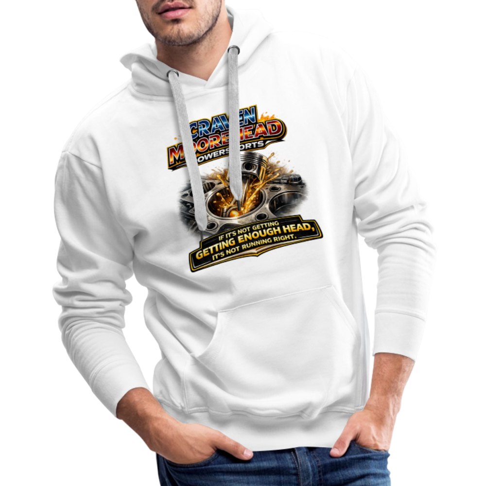 Craven Moorehead Powersports Funny Adult Humor Premium Hoodie Color: Black
