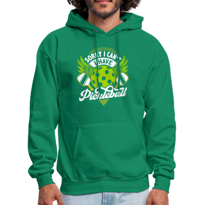 Sorry I can't I Have Pickleball Hoodie - kelly green