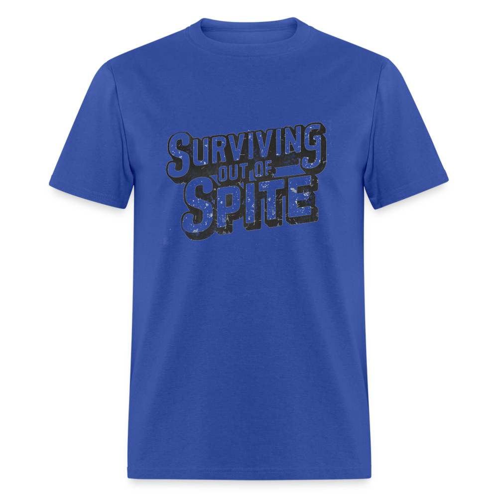 Surviving Out Of Spite T-Shirt - royal blue