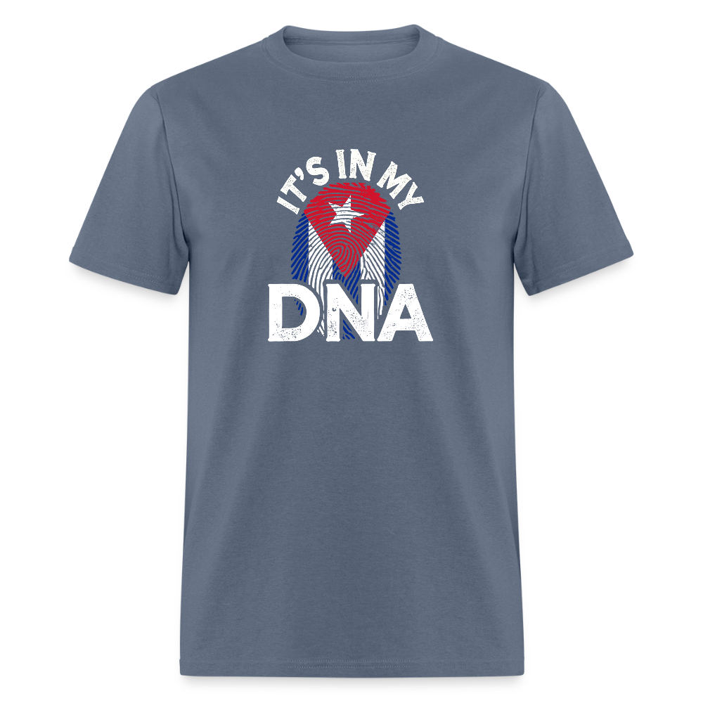Cuba DNA Flag T-Shirt – Cuban Pride Tee - denim