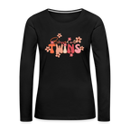Blessed With Twins Women's Premium Long Sleeve T-Shirt
