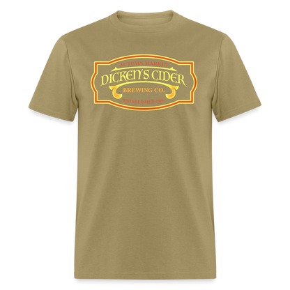 Dicken's Cider Brewing Co T-Shirt - khaki