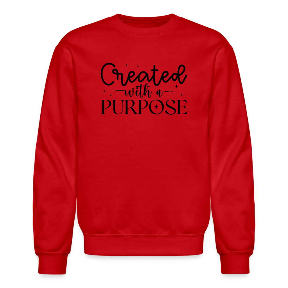 Created with a Purpose Sweatshirt - red