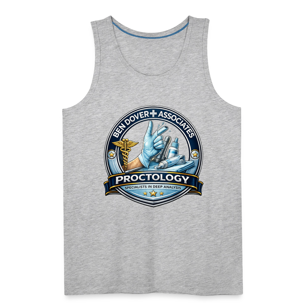 Ben Dover Proctology Funny Tank Top Color: White
