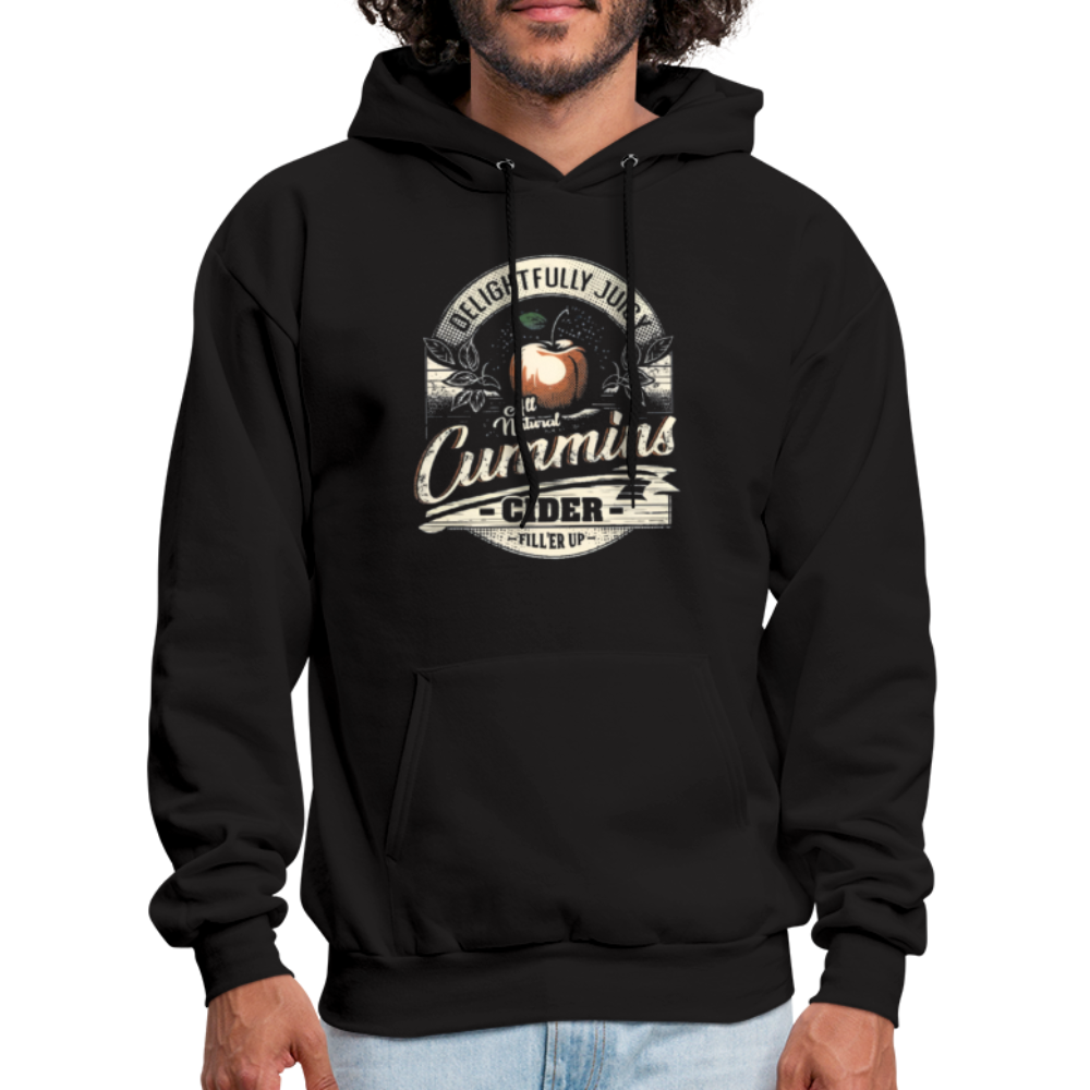 Vintage Cummins Cider (Funny Adult Humor) Hoodie - black