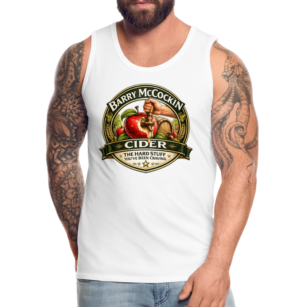 Barry McCockin Cider Funny Tank Top Color: White