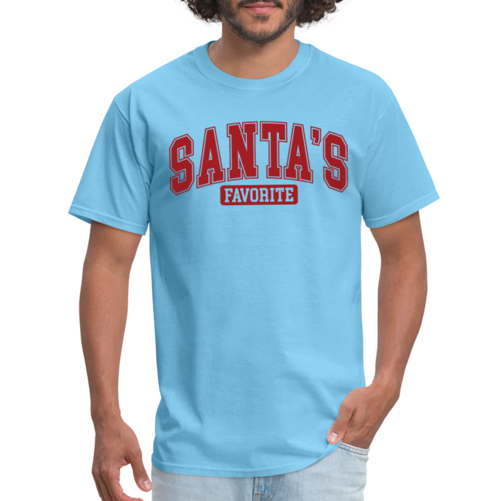 Santa's Favorite T-Shirt - aquatic blue