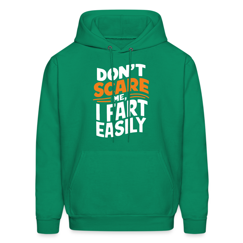 Don't Scare Me I Fart Easily Hoodie - kelly green