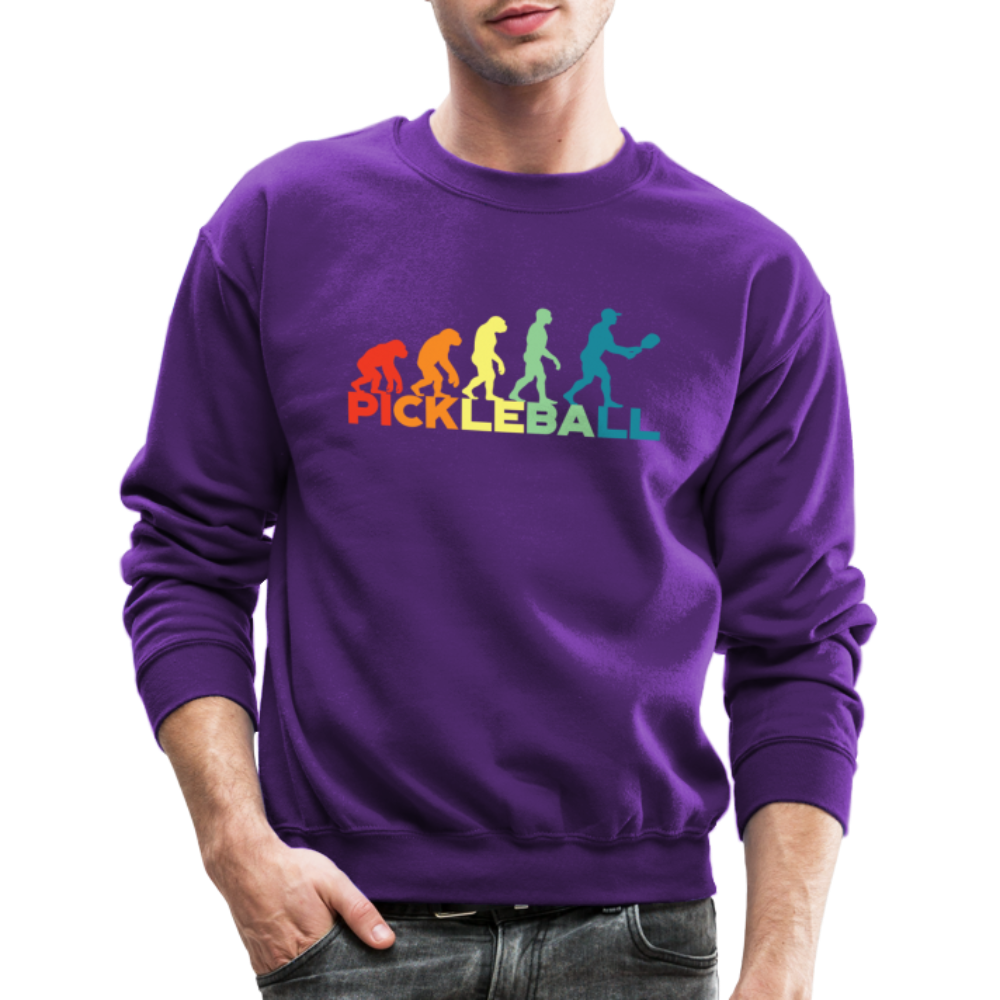 Pickleball Evolution Sweatshirt - purple