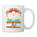 Just A Girl Who Loves Sunshine and Pickleball Coffee Mug