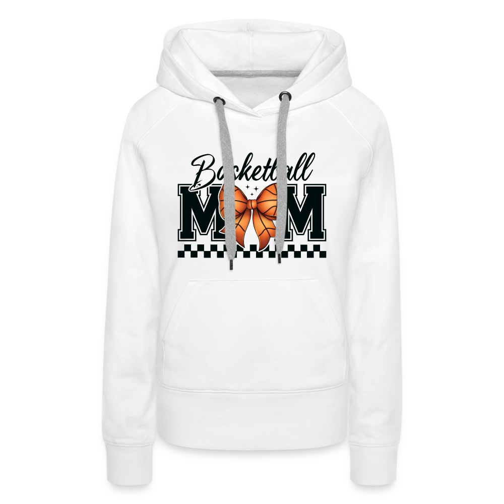 Basketball Mom Women’s Premium Hoodie - white