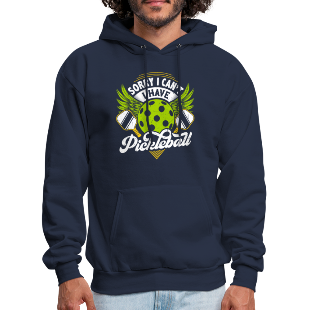 Sorry I can't I Have Pickleball Hoodie - navy