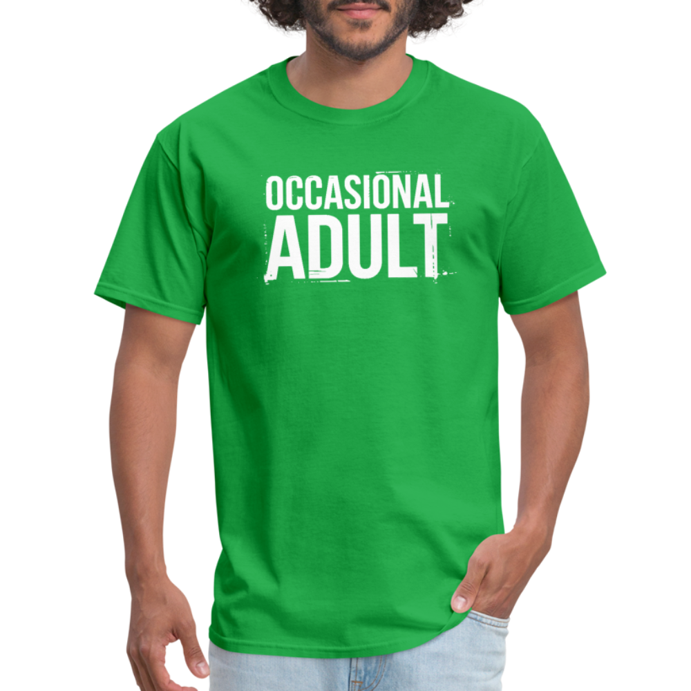 Occasional Adult T-Shirt - bright green