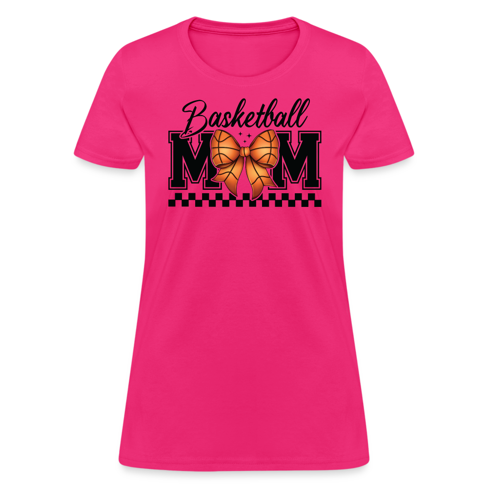 Basketball Mom Women's T-Shirt - fuchsia