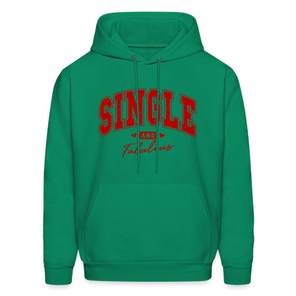 Single and Fabulous Hoodie - kelly green