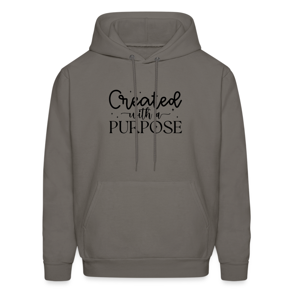 Created with a Purpose Hoodie - asphalt gray