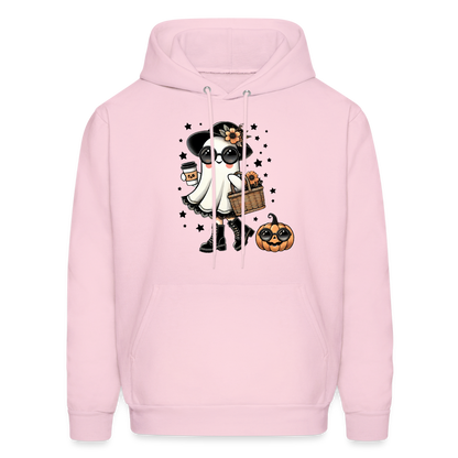 Cute Halloween Mom Ghost Hoodie - pale pink