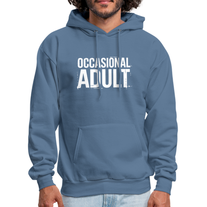 Occasional Adult Hoodie - denim blue