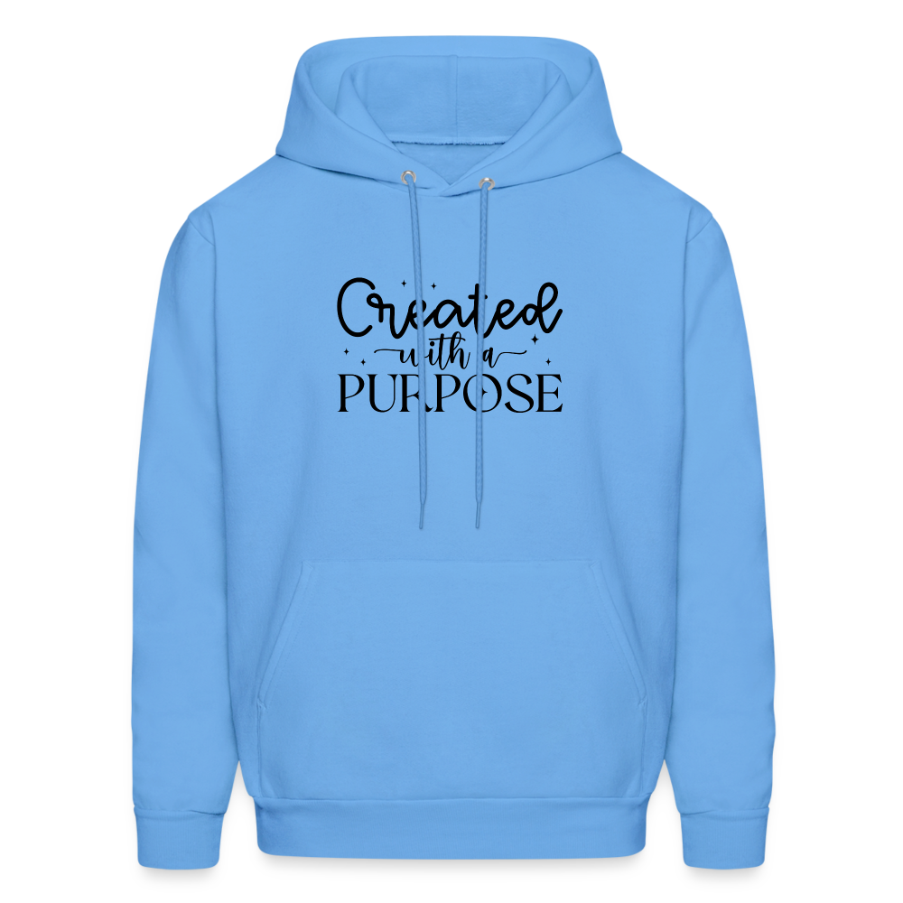 Created with a Purpose Hoodie - carolina blue