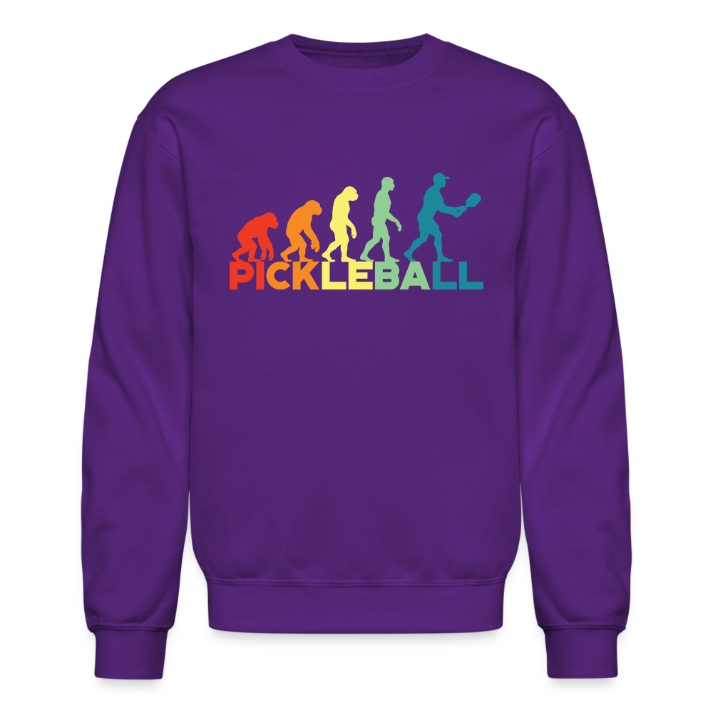 Pickleball Evolution Sweatshirt - purple