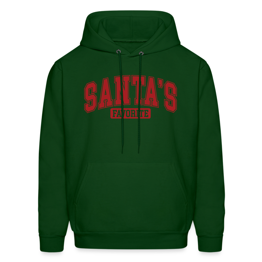 Santa's Favorite Hoodie - forest green