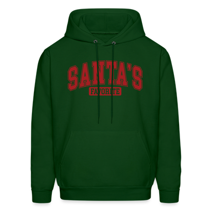 Santa's Favorite Hoodie - forest green