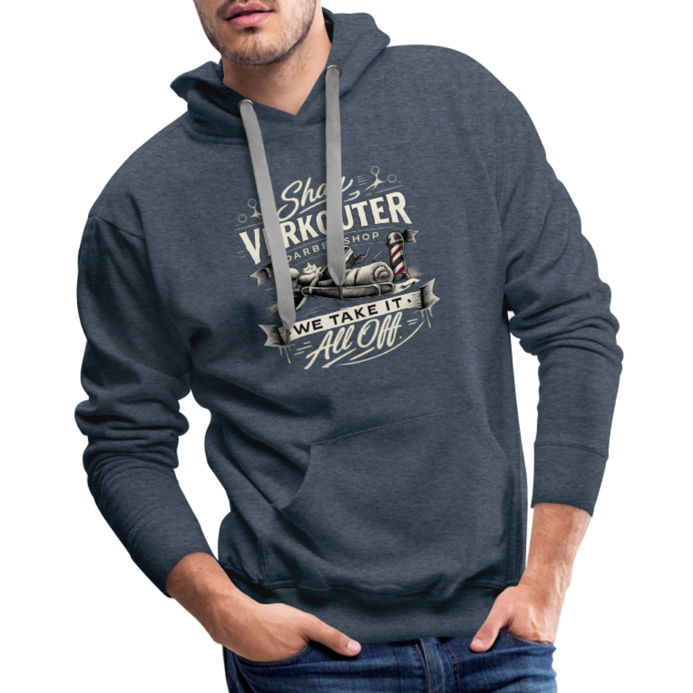 Shay Verkouter Barber Shop Funny Adult Humor Hoodie Color: Black