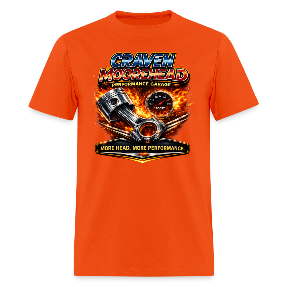 Craven Moorehead Performance Garage T-Shirt Color: orange