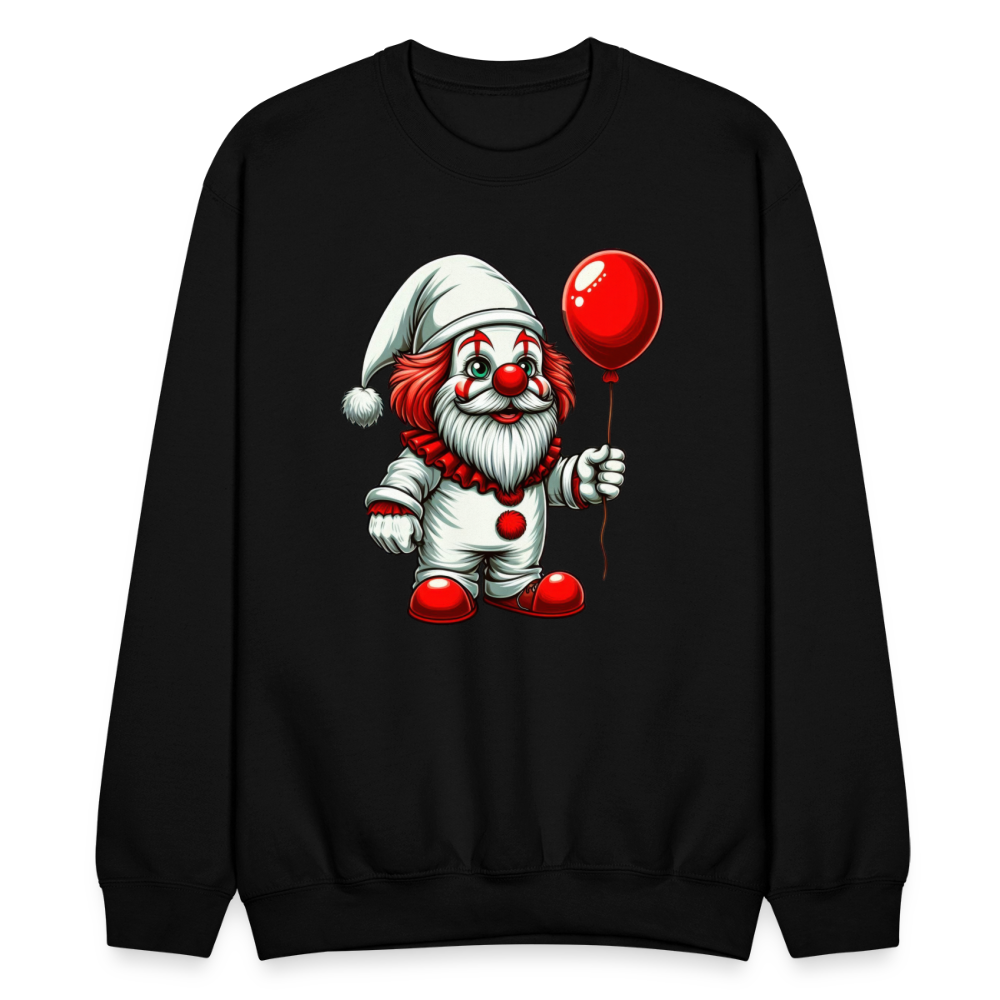 Gnome Clown Sweatshirt - black