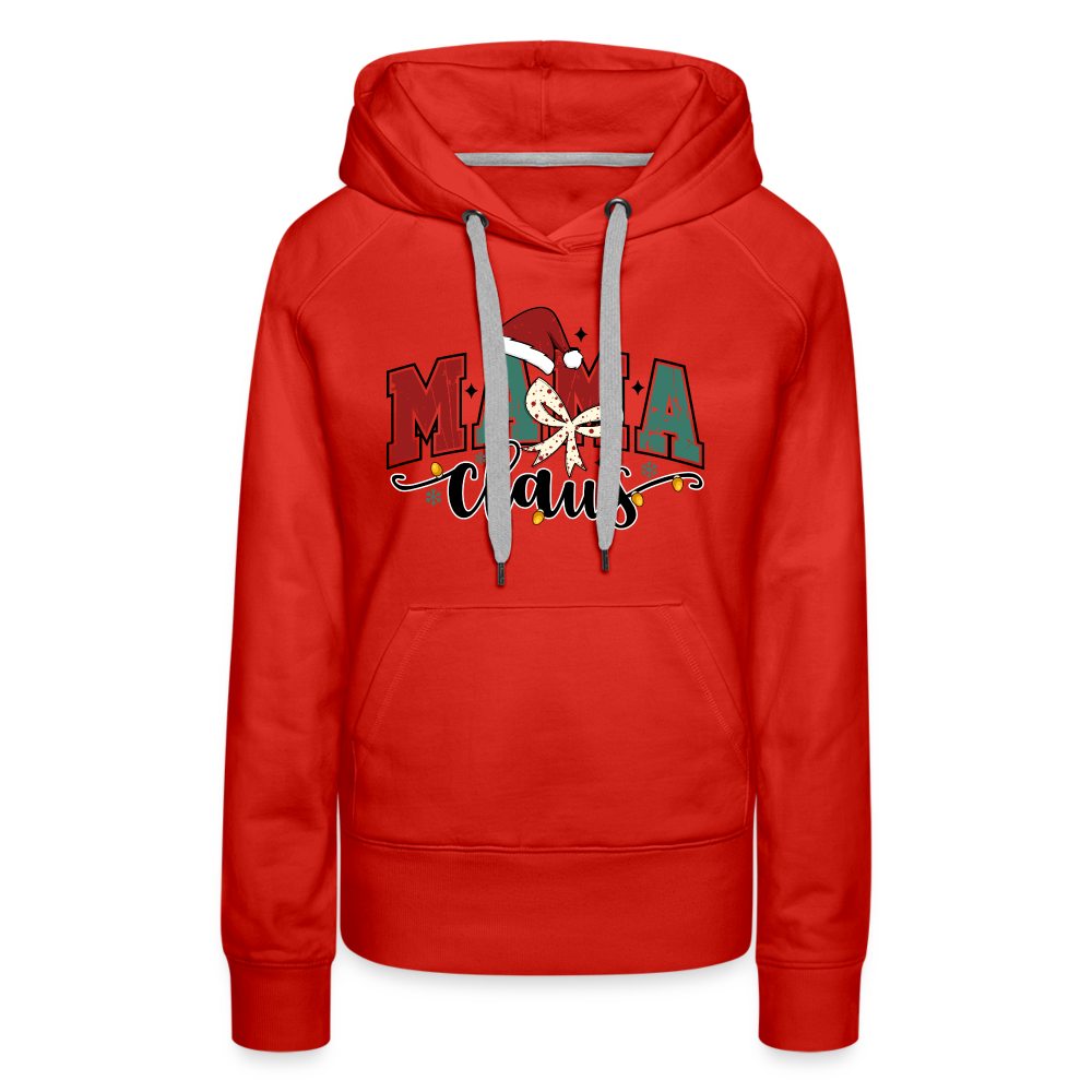 Mama Claus Women’s Premium Hoodie - red