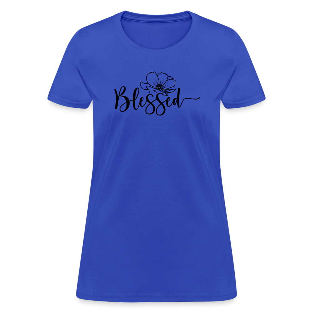 Blessed Women's T-Shirt - royal blue