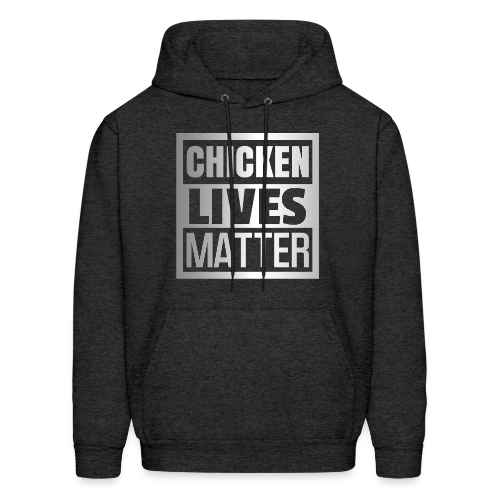 Chicken Lives Matter Hoodie - charcoal grey