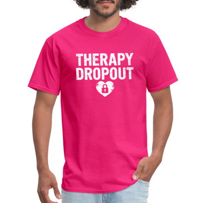 Therapy Dropout T-Shirt - fuchsia