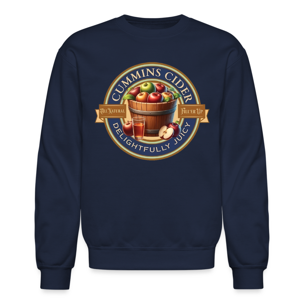 Cummins Cider (Funny Adult Humor) Sweatshirt - navy