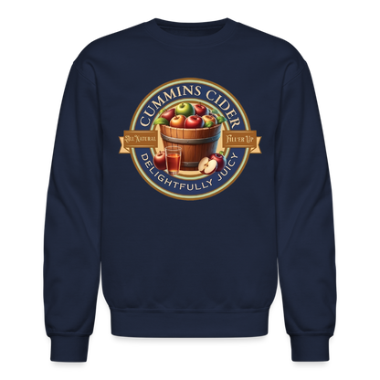 Cummins Cider (Funny Adult Humor) Sweatshirt - navy