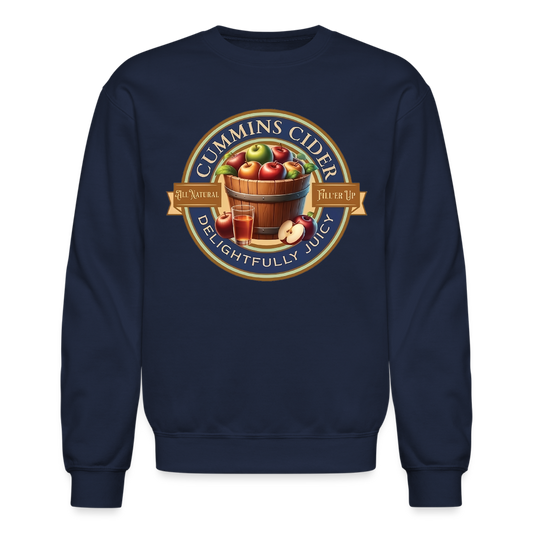 Cummins Cider (Funny Adult Humor) Sweatshirt - navy