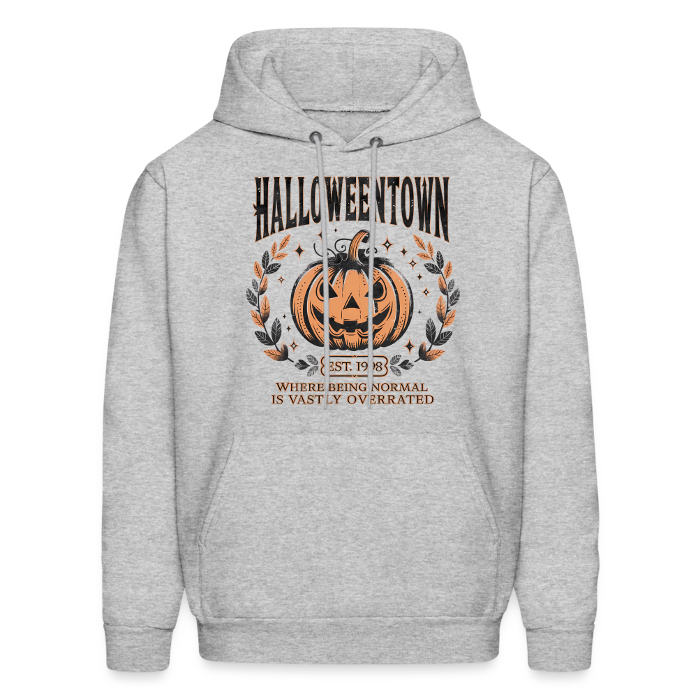 Halloweentown Hoodie (Where Normal is Overrated) - heather gray